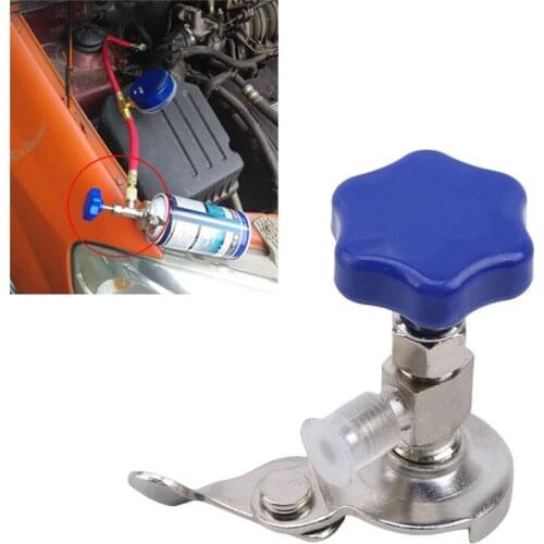 Auto Air Conditioning AC Cooling Equipment R134a R12 Refrigerant Freon Opener Tools 340 Red Bottle Opener Auto Repair Tool