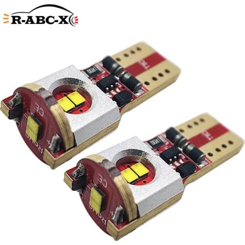 RUIANDSION2X Canbus T10 W5W Car Dome Clearance Parking Light Auto Side Position Marker Lamp 750Lm 12V 24V Wedge Bulb 3000K 6000K