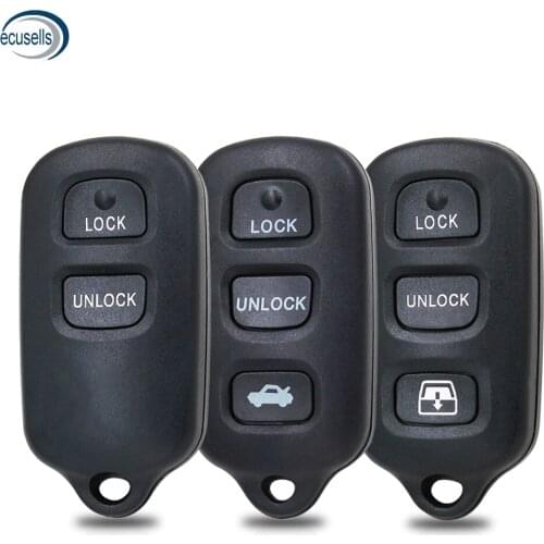 2+1/3/4 Buttons Replace Remote Car Key Shell Case Fob for Toyota Camry