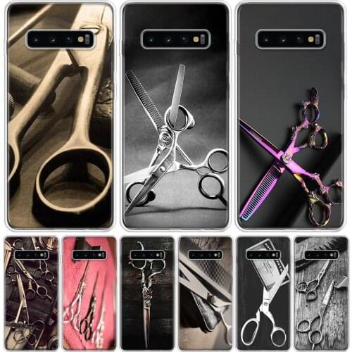 Hair Stylist Scissors Brush Phone Case For Samsung Galaxy A50 A70 A30S A51 A71 A10 A20E A40 A90 A20S M30S A6 A7 A8 A9 Plus Coque