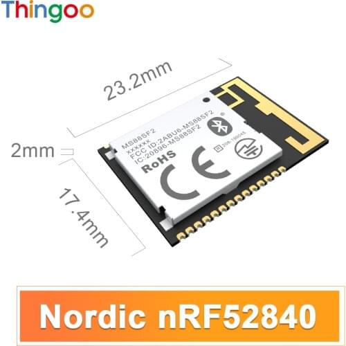 Cost-Effective Iot Networking Remote Broadcast Uart 2.4Ghz nRF52840 Wireless Bluetooth Ble 5.0 Module For Ibeacon Beacon
