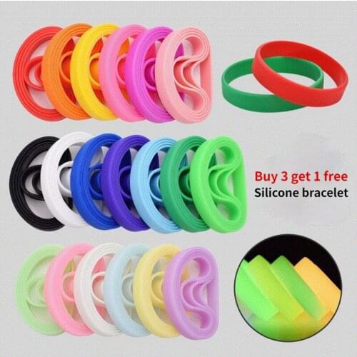 Fluorescent Color Luminous Punk Bracelet Mens and Womens Basketball Sports Silicone Rubber Wide Wrist Band Scented Hair Ring