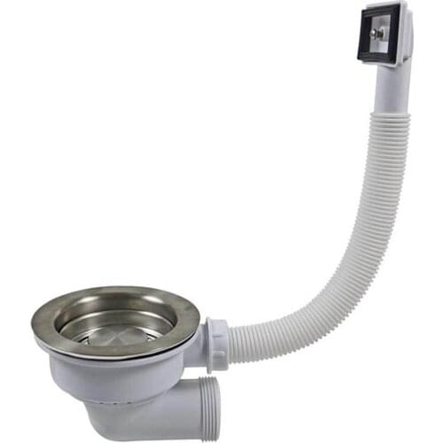 Talea Stainless steel 304 Kitchen basket drainer Bowl type Sink Strainer with Overflow Drain Waste deodorizing Kitchen SinkXK300