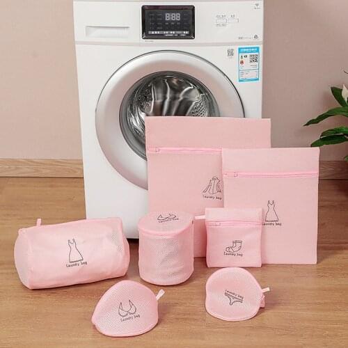 Polyester Mesh Laundry Bag Washing Bra Socks Net Bag for Underwear Sock Washing Machine Dirty Clothes Bra Bags Laundry Bag
