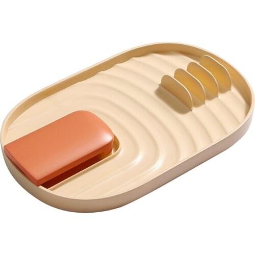 Utensil Spoon Rest with Drip Pad Heat Resistant Strong Pot Lid Holder Kitchen Cooking Gadget for Spatula Ladle Tongs DEC