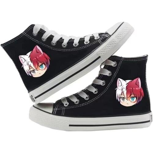 Unisex Anime Cartoon My Hero Academia Casual Canvas Shoes