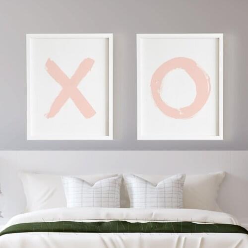 Rainbow Nordic Poster Letter Wall Art Nature Canvas Painting Quote Wall Art Pictures For Living Bedroom Modern Decorative Prins