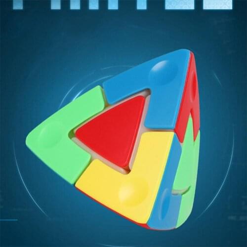 Shengshou 2x2x2 Magic Tower Pyramid Magic Cube Speed Cube Educational Toys