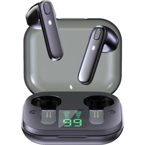TWS 5.1 Bluetooth headset R22 wireless headset LED display IPX8 waterproof 40 hours high quality sound noise HiFi
