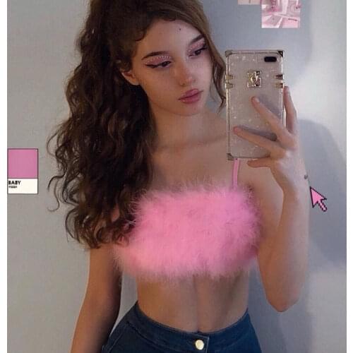 Women tank Sexy Camisole Bikini 2021 Hot Summer European style Exposed navel Nightclub Homewear Short tops All-match Fashion