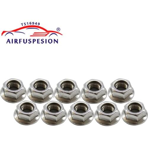 10pcs Front/Rear Air Suspension Shock Absorber Nuts For Mercedes Benz W164 W220 W221 2213204913 2203202438 2203202338 1643206013