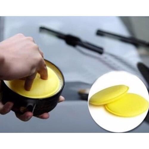 5pcs Universal Car Vehicle Auto Waxing Polish Foam Glass Clean Waxing Buffing Cleaning Soft Tool Pads Portable Accessories