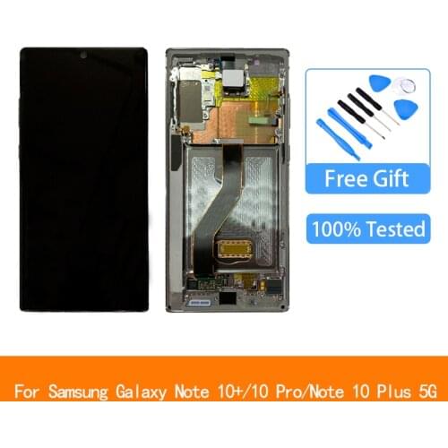 6.8'' Original Super AMOLED Display for SAMSUNG Galaxy Note 10 Plus Note10+ 10 Pro N975 LCD Touch Screen Digitizer Assembly