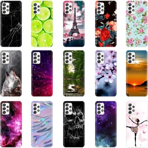 For Samsung A52 Case Phone Cover Silicone Soft TPU Cases for Samsung Galaxy A72 5G Cover Coque A 52 5G Back Cover 2021 Fundas