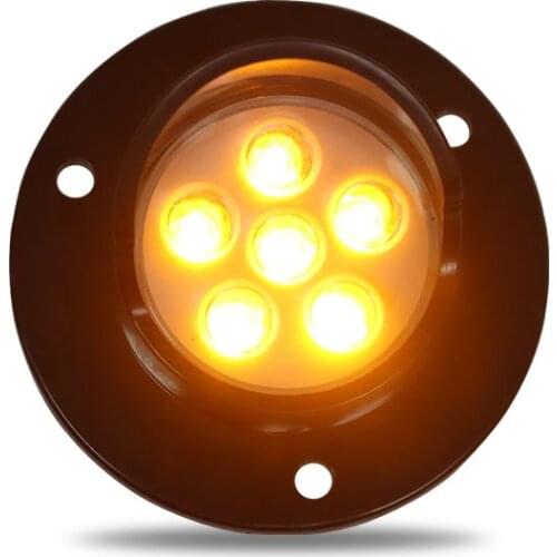 DC12V 50MM factory price amber LED pixel cluster for arrow boards traffic light parts