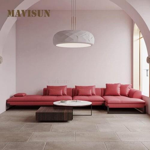 All The Long Chair Sofas Modern Luxury Living Room Furniture Nordic Large And Small Apartment Type Technology Cloth 3 Seat Couch