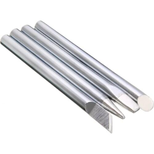 4Pcs/Set 60W Power Copper Soldering Iron Tip Head Replacement 5.5mm Shank For Electric Welding Solder Iron Head Tool