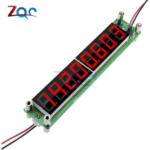 Red 0.1 to 60MHz 20MHz to 2400MHZ 2.4GHz RF Signal Frequency Counter Cymometer Tester 0.56 inch 8 LED Digital