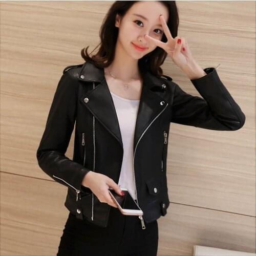 Mazefeng Women's Black Bomber Jackets