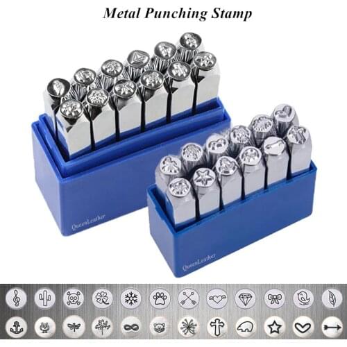 Logo Customized Metal Stamping Tool DIY Craft Stamping Punch Jewelry Leather Wood Copper Stamper Punching Tools 6mm Size Carving
