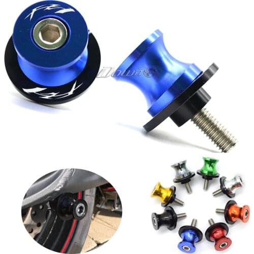 Motorcycle Swingarm Spools Slider 6mm Stand Screws For YAMAHA FZ1 FAZER FZ-1 2001-2013