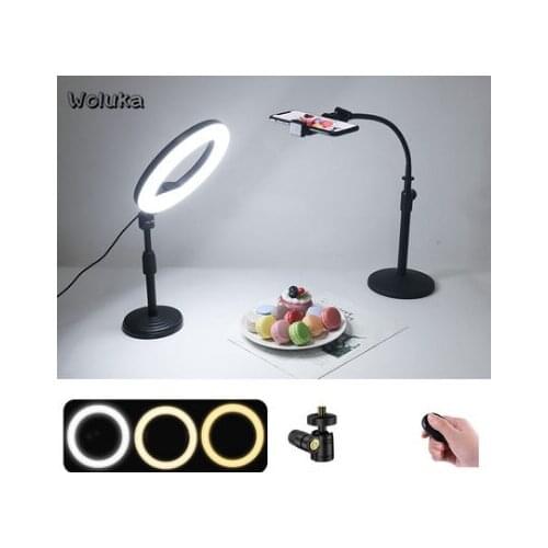 Desktop Stand Mobile Stand Desktop shooting small live light T18