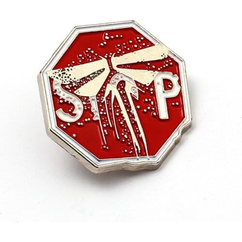 New 2020 Game The Last of Us Part II 2 Firefly Logo Badges 3D Metal Brooches Pins Cosplay Accessories Gifts HC12697