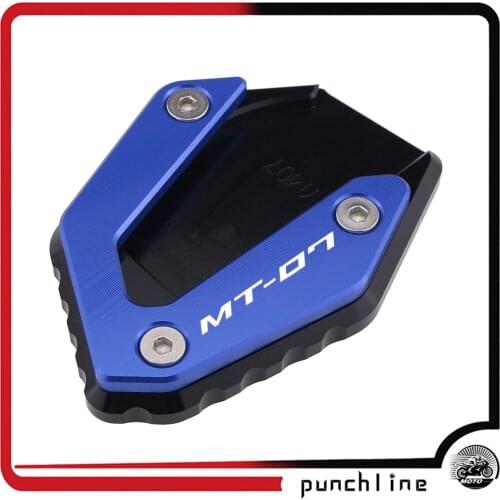 Fit For YAMAHA MT-07 FZ-07 Tracer 700 MT 07 2014-2020 kickstand sidestand stand extension enlarger pad