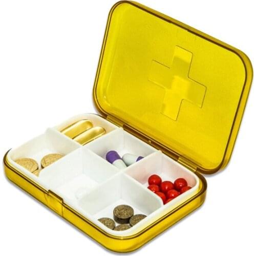 FUYOUSHENZHU Portable storage box Mafengwo Kit Portable separate pill storage box Patient drug classification Kit