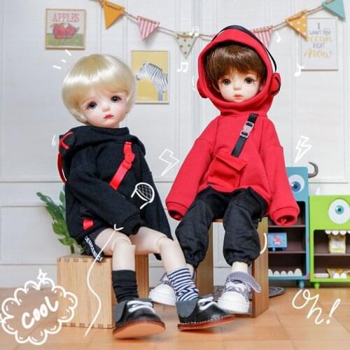 1/6 BJD doll fashion earphone sweater hoodie accessories suitable for Bjd doll girl doll accessories doll custom supplies