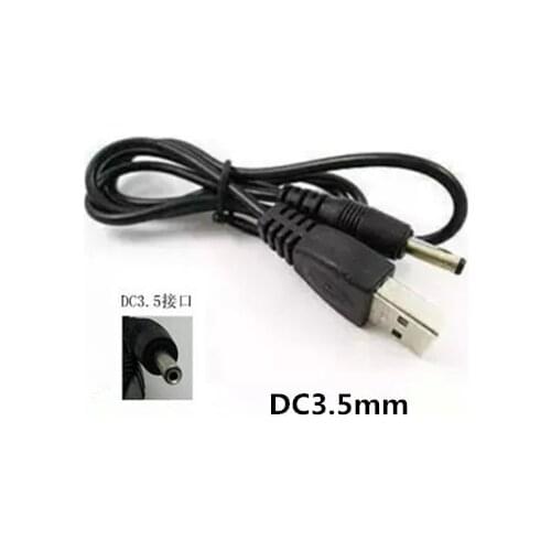 USB 2.0 A Type Male To DC3.5mm*1.35mm Power Plug Barrel Connector 5V Cable 12 Copper core 80cm length