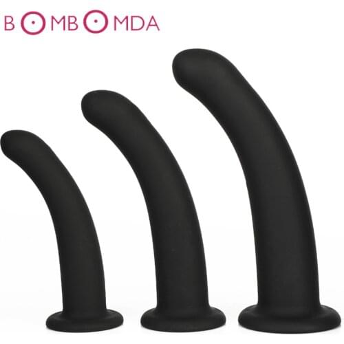 Silicone Dildo Prostate Massager Real Penis Anal Plug Sex Products Erotic Anal Open Dilator Masturbator Anal Sex Toy For Couples