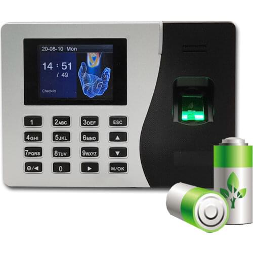 ZK K14 TCP/IPTime Attendance System Employee Office Machine Time Clock USB Biometric Fingerprint Record Optional Battery
