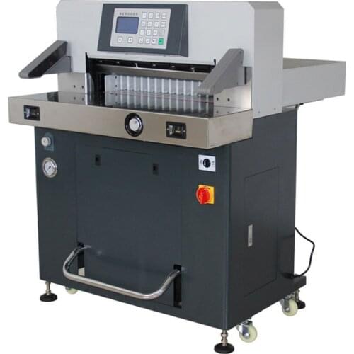 520PX Heavy Duty Hydraulic Paper Cutter Office Automatic Paper Cutting Machine Tray Machine PVC Photo Cutting Machine