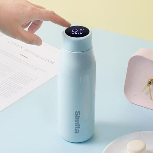 Simita Smart Temperature Display Vacuum Flask,Coffee Thermos Bottle,304 Stainless Steel,Thermos For Tea,BPA Free,500ML