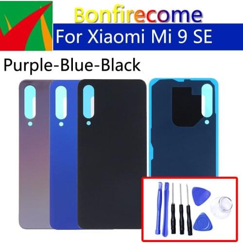 Battery Back Cover For Xiaomi Mi 9 SE \Mi9 SE Back Battery Door Rear Housing Cover Case Chassis Shell replacement