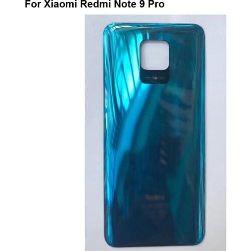 Back Glass Rear Cover For Xiaomi Redmi Note 9 pro Battery Door Housing case back cover camera glass Red mi Note9 Pro 9pro