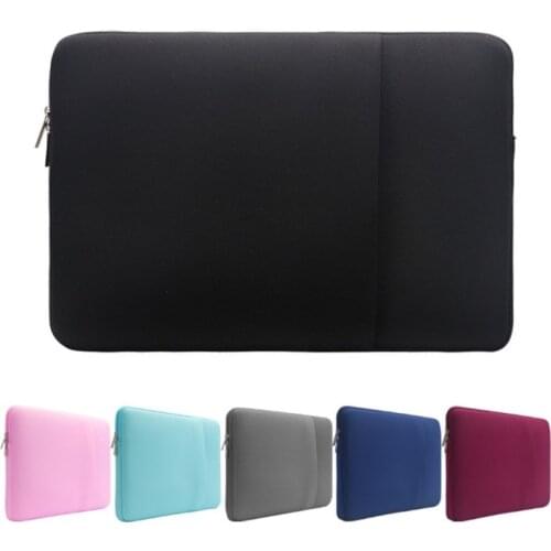 11/13/14/15/15.6 Inch Home Suede Waterproof Polyester Fiber Vertical Protective Cover Supply Computer Notebook Liner Bag Upgrade