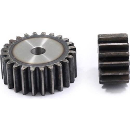 1pcs 1.5 Mold 47T Cylindrical gears 45# steel motor spur gear transmission pinion straight gear 15mm thickness