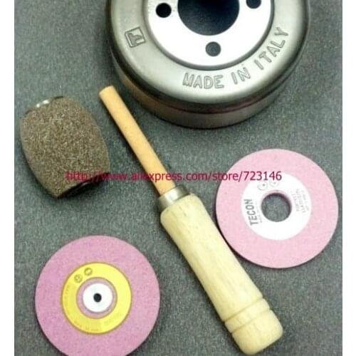 5PCS BELL KNIFF, FEED ROLL.AND VARIOUS SHARPENING STONE SET KIT For Skiving Leather Machines nippy fotuna taiking 801 parts kit