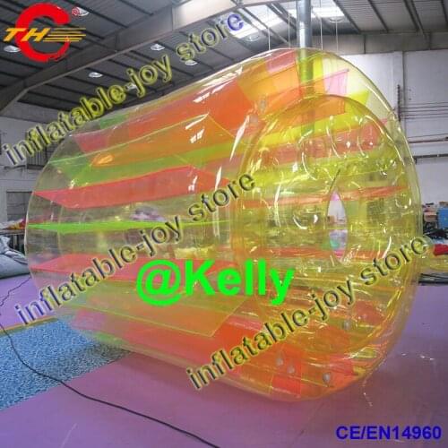 Free air shipping inflatable water roller come with free air pump, durable inflatable water walking ball, Inflatable Roller Ball