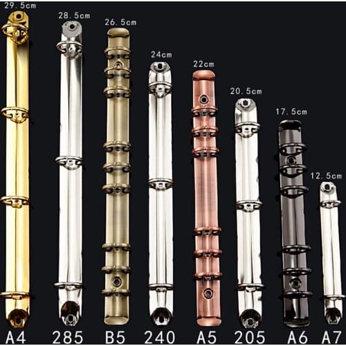 Colorful metal spiral binder clip stainless steel A4 A5 A6 binder file folder clip ring binder clip iron clip Drop Shipping