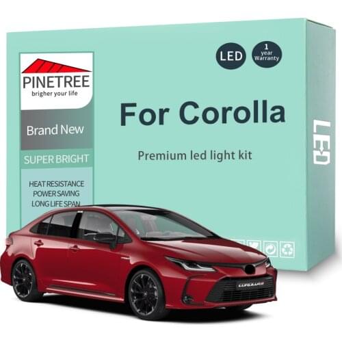 Car Led Interior Light Kit For Toyota Corolla 1988-2015 2016 2017 2018 2019 2020 2021 Dome Map Light Canbus No Error