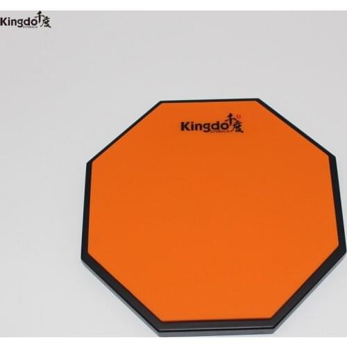 Kingdo portable High quality Cheap silicone practice with 12" dumb drums
