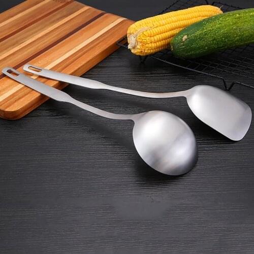 Stainless Steel Cooking Utensil Creative Professional Soup Ladle Kitchen Turner Cookware Utensils Home Restaurant Tool