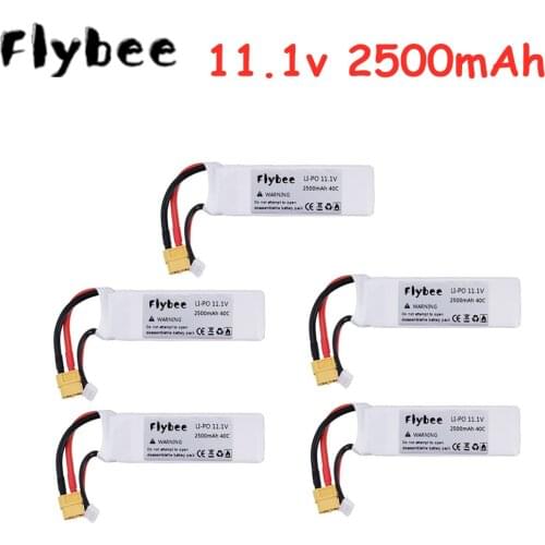 Upgrade 11.1V 2200mAh to 2500mah 40C battery For RC X16 X21 X22 Airplane Part 3s lipo battery RC Car toys 11.1v battery 5pcs