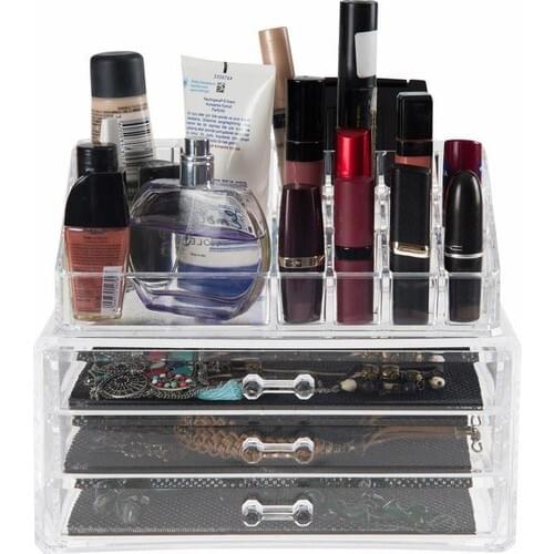 Reputation Home Unr-558 Acrylic Makeup Organizeri - 24 X20 Cm