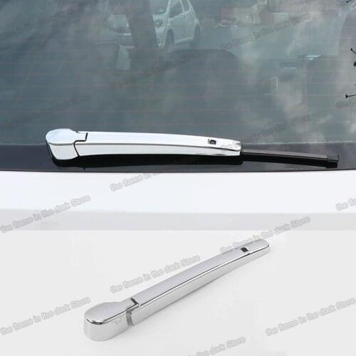 Lsrtw2017 for Skoda Karoq Car Rear Window Wiper Strip Trims Interior Accessories Chrome 2016 2017 2018 2019 2020