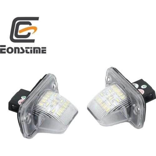 Eonstime 2Pcs 18SMD LED License Plate Number Light Lamp For VW Transporter T4/Caravelle MK4/Multivan Passat B5 B6 Combi Eurova