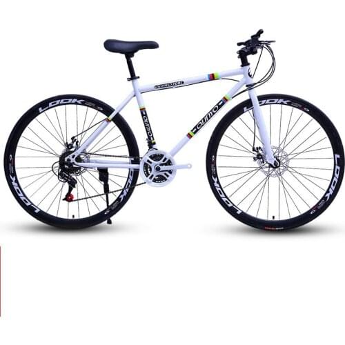 Road Bike Bicycle Double Disc Brake Speed 26 Inch Dead Fly Fixed Gear Man and Women Adult Students New